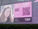 Missing person posters redesigned to include QR code and 3D images across UK