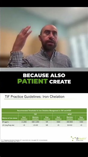Transfusion Thalassemia: When to Start Iron Chelation Therapy