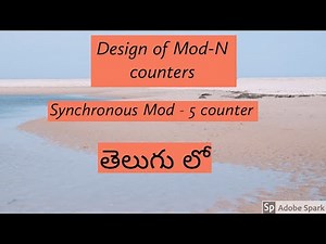 design of mod - N countets/synchronous mod-5 counters/counters #designofmodncounters