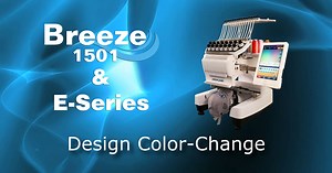 Highland Embroidery Machine Training: Design Color Changes on Highland E-Series Embroidery Machines