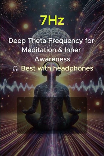 7 Hz – Pure Theta Frequency to Unlock the Subconscious Mind #binauralbeats #meditationsounds