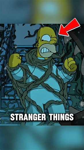 3 TIMES The Simpsons REFERENCED Stranger Things 😱 #strangerthings #simpsons