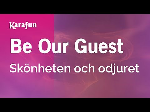 Be Our Guest - Beauty and the Beast (1991 film) | Karaoke Version | KaraFun