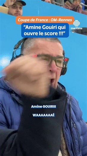 🔥Moins de deux minutes et Amine Gouiri ouvre le score ! Début de match de folie au Vélodrome entre l’OM et Rennes pour ce 8e de finale de Coupe de France (1-0). 🎤@karim.attab et @bayle901 #OM #Marseille #TeamOM #CoupedeFrance #OMSRFC #Gouiri