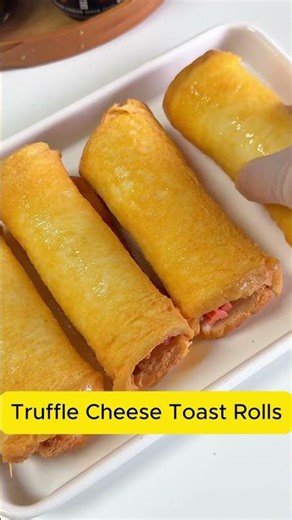 Truffle Cheese Toast Rolls #recipe #easyrecipe #cooking #food