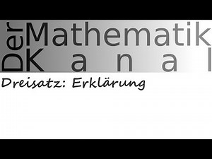 Dreisatz: Erklärung | DerMathematikKanal