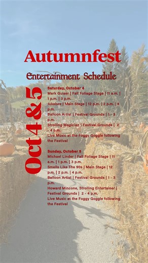 🍁 Autumnfest kicks off this weekend! 🍂 Join us for the first of 3 weekends of fall fun — October 4 & 5, from 11 AM to 5 PM! Expect blue skies, sunshine, and perfect 70° weather 🌞 Explore local vendors, seasonal treats, live entertainment & more! 🎉 Full vendor list & event schedule available at: !https://bit.ly/3M10gN3 Don’t miss the fall vibes — see you there! | Seven Springs