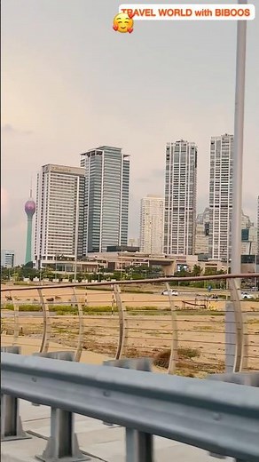 Unbelievable Evening Look of Colombo Port City 🌆🇱🇰 #travel #srilanka #shorts
