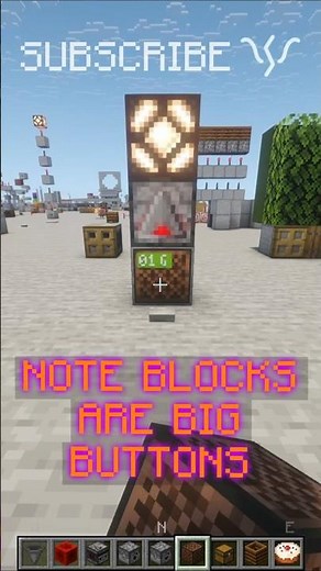 Use OBSERVERS to LOOK AT NOTEBLOCKS for a SINGLE PULSE! | Redstone with PsiVolt #minecraft #redstone