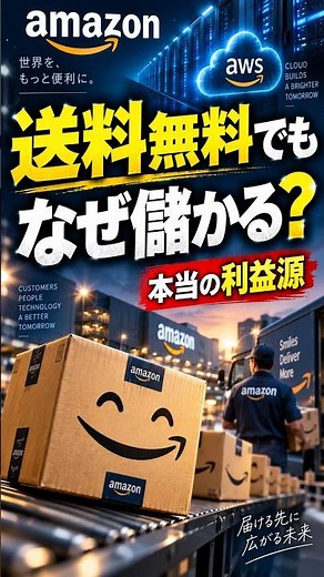 通販だけじゃない！Amazonの意外すぎる収益源 #Amazon #ビジネス #解説