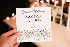 Personalised Congratulation Card, Engagement Wish Card for Couple, Card With Envelope, Engagement, Congratulations on Your Engagement Card - Etsy