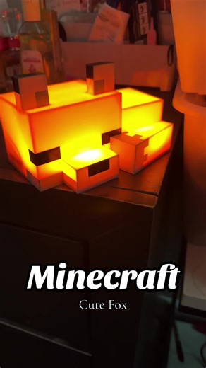 Cute Fox Design Decorative #minecraft #foxminecraft | minecraft
