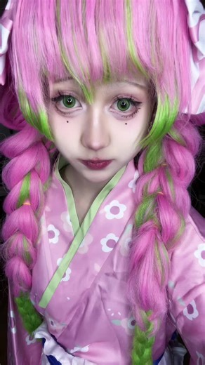 WHY DO I KEEP OPENING MY MOUTH!? JEEZ #demonslayer #cosplay #mitsuri #viral #NEWJEANS