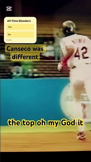 Remember when Jose Canseco…