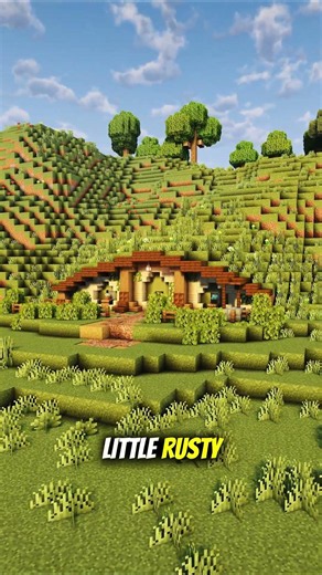 I Built a Cozy Hobbit Hole in Minecraft