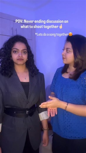 S H R U | TEACHER | ZOOLOGIST | SINGER on Instagram: "A bit late for the trend but nvm😂 this happens when its a dancer-singer duo😅 @doodlesanddance 🫂"