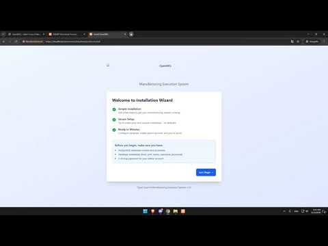 How to install Open MES?