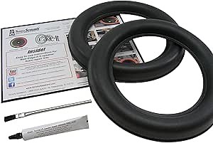 JL Audio 10 Inch W7 Foam Speaker Repair Kit, Super Wide Roll, 10W7, FSK-10JL-W7 (Pair)