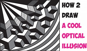 How to Draw Cool Optical Illusion Drawing Trick with Easy Step by Step Drawing Tutorial – How to Draw Step by Step Drawing Tutorials