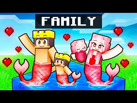 Having An MERMAID FAMILY in Minecraft!
