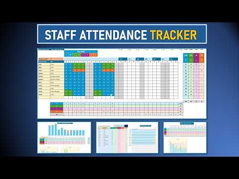 Demo: Attendance & Leave Tracker / Sheets | Excel Template