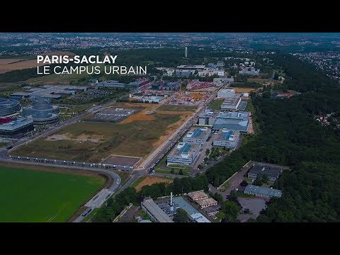 Le campus urbain de Paris-Saclay vu par drone