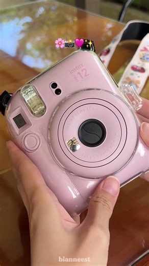 Instax Mini 12 in Blossom Pink! 🌸📸🩷✨ #instax #instaxmini12 #instaxcamera