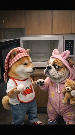 Why does this happen when you microwave food…? 🤯🐶