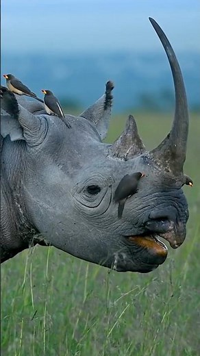 Nature’s armored giant in action 🦏🔥 #Rhino #Wildlife #junglediscovery