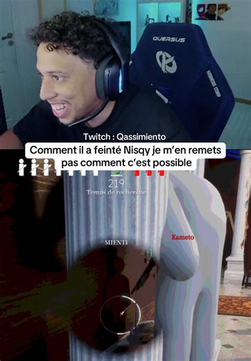 IL S’EST DECALÉ TELLEMENT VITE MDRRRRRRR #Qassimiento #Twitch #Nisqy #ktv #jeu