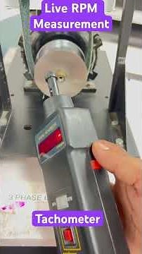 How to measure Live RPM ? #tachometer