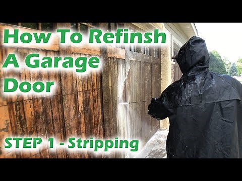 How to Strip a Garage Door for Refinishing