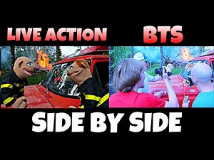 SML Movie: Jeffy's Forest Fire! [BTS & LIVE ACTION SIDE By SIDE]