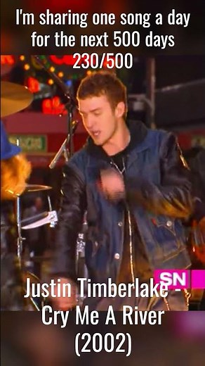 230/500 – Justin Timberlake – Cry Me a River | One Song a Day for 500 Days