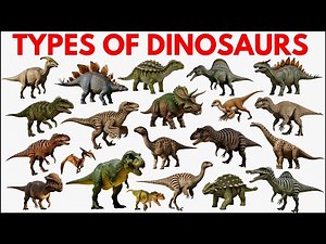 Dinosaur Names | Learn Different Types of Dinosaurs for Kids in English | Educational Video