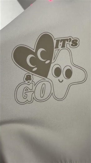 UV marking on fabric—no fading, no wrinkles. #yongli #uvlaser #textile