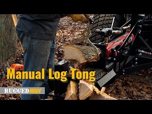 The RuggedMade Manual Log Tong Snags Logs Off Ground For Splitter