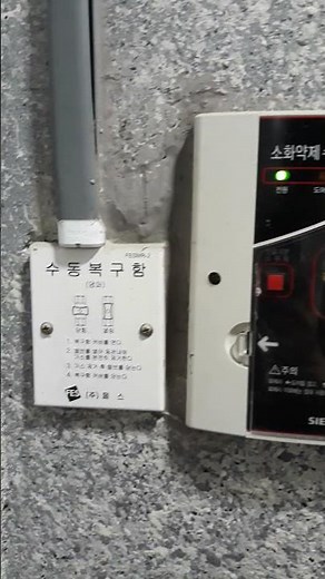 소화약제 수동조작함, 수동복구함