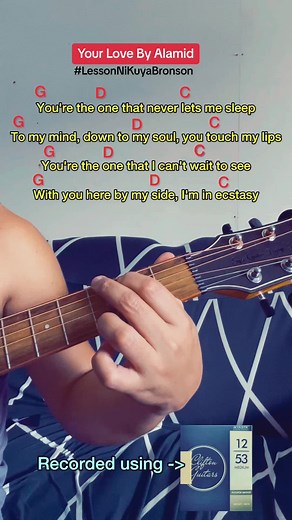 Your Love Guitar Chords Tutorial by Alamid