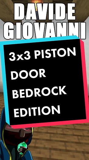 Ultimate 3x3 Bedrock Piston Door Tutorial | Minecraft Build Guide