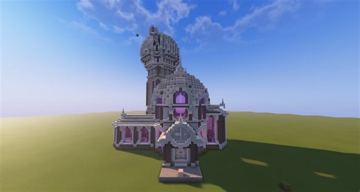 Observatory Pal Garden - Schem   World Map Minecraft Map