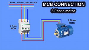 1K views · 56 reactions | 3 phase motor connection with mcb | How 2 Engineers | Facebook