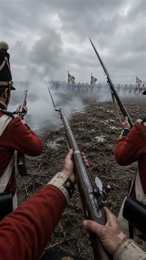 POV: You're a British Redcoat Facing Napoleon's Grand Army at Waterloo #Shorts