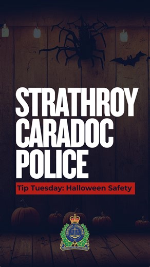 🎃 Police Tip Tuesday: Halloween Safety Edition! 🍬 Halloween is just around the corner! Before you head out for trick-or-treating, check out these safety tips from your local police department to keep the night spooky and safe: 🕸️ For Trick-or-Treaters: 👻 Stick to well-lit streets and always walk with a trusted adult. 💡 Carry a flashlight or glow sticks to help drivers see you. 🍭 Only visit homes with the porch light on and never go inside a stranger’s house. 🎭 Choose costumes that fit wel