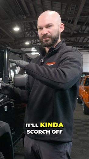 Can you use a blowtorch to restore trim?