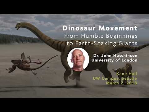 Dinosaur Movement with Dr. John Hutchinson | Dino Lecture, March 2, 2018