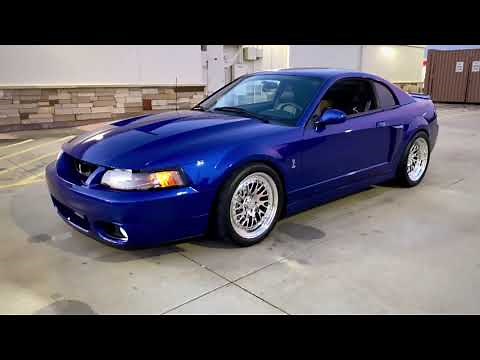 2003 Sonic Blue Terminator Mustang Cobra on CCW Twisted Classics