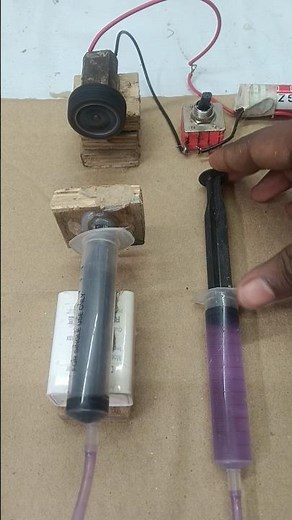 New Hydraulic Break System project Dc Motor | #tech #project #shorts