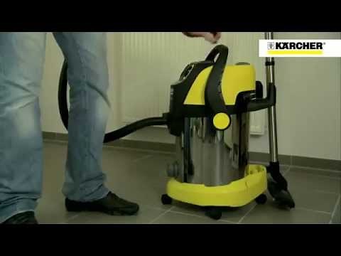 Kärcher wet and dry vacuum cleaners Demo (Demonstration cleaning all types of dirt)