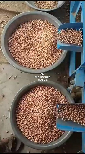 Groundnut Decorticator Machine, Groundnut Shell Removing Machine, OM Engineering Works
